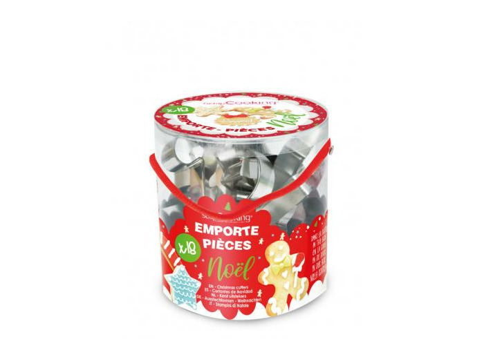 Seau emporte pièce Noel x 18- Patiss&vous