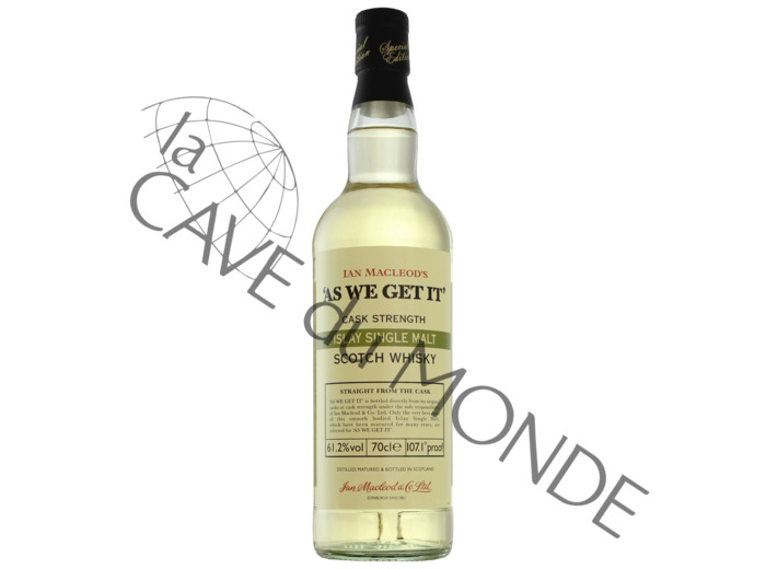 Whisky Islay As We Get It 8ans 60,4° 70cl