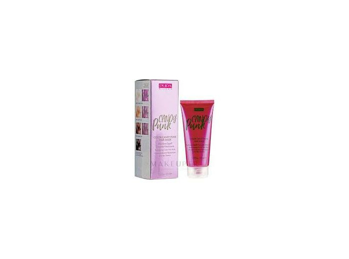 Masque colorant rose et restructurant pour les cheveux Pupa-Algue Marine.