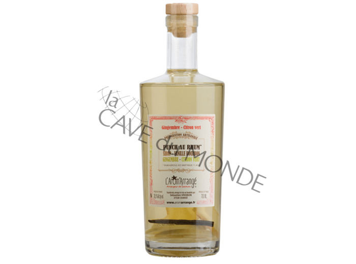 Rhum Arrangé Punch au Rhum Gingembre Citron Vert 28,5° 70cl