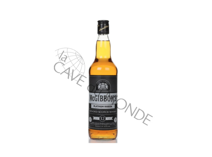 Whisky Ecosse MAC Gibbon's Platinum Blended 12ans 40% 70cl