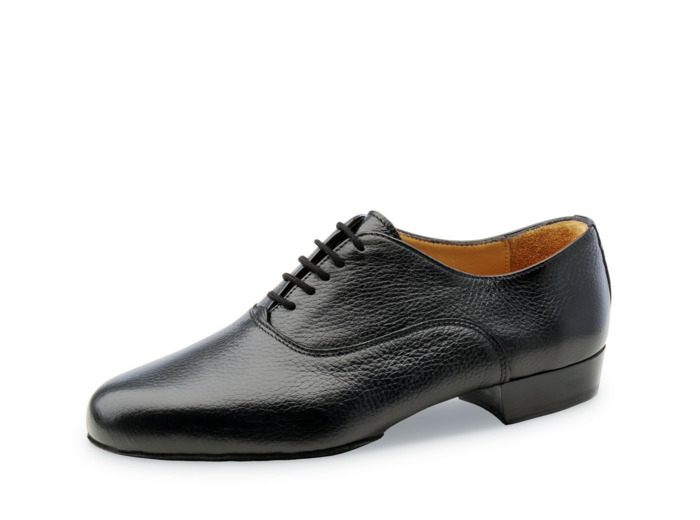 Monza 28036 - Chaussures de danse cuir de cerf noir pour homme - Werner Kern