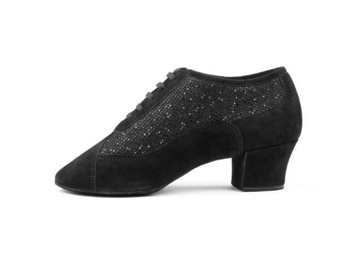 PD701 - Chaussures d'entrainement femme brillante à talon cubain 5cm - Portdance
