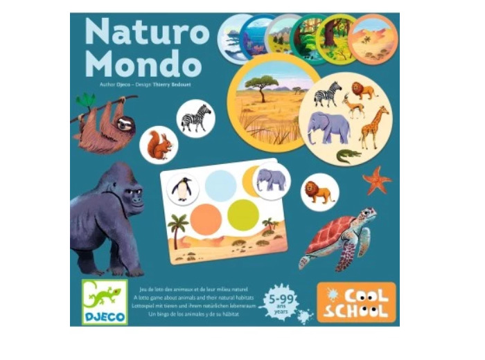 Naturo Mondo - Jeu animaux milieu naturel