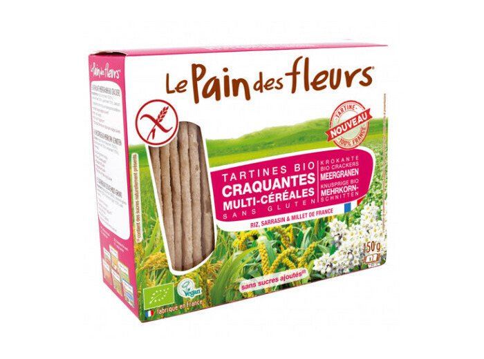 Le pain des fleurs craquantes multi céréales 150g