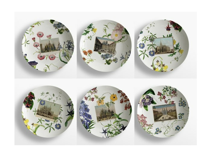 Service de 6 assiettes creuses en porcelaine Collection "The Infinite Story"