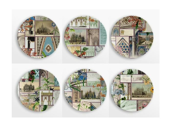 Service de 6 assiettes à dessert en porcelaine Collection "The Infinite Story"