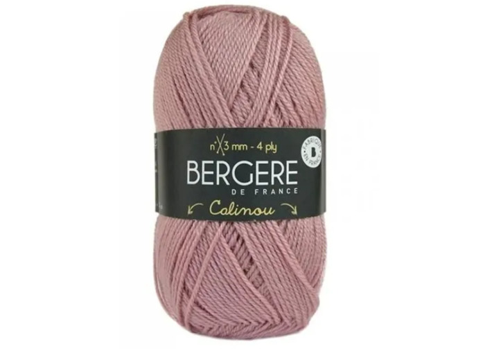 Pelote de laine à tricoter et au crochet Bergere de France - Calinou - Dragée