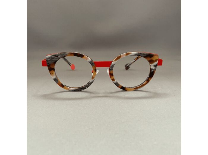 Lunettes de Vue Be Sweet de la Marque Sabine Be Coloris Marbré / Rouge