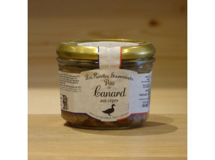 Pâté de canard aux cèpes 180 g