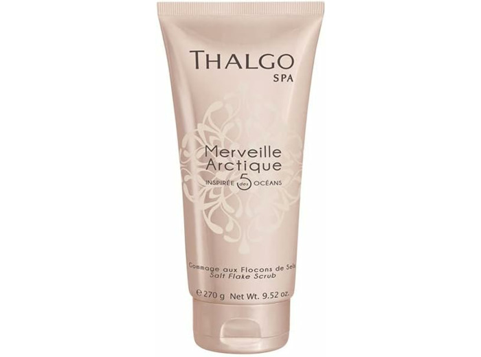 Gommage aux flocons de sels Merveille Arctique Thalgo-Algue Marine.