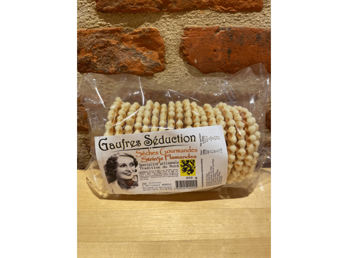 Gaufres séches gourmandes, spécialité artisanale, tradition Nord
