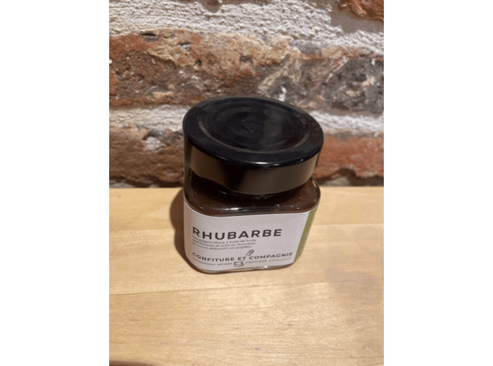 Confiture artisanale rhubarbe