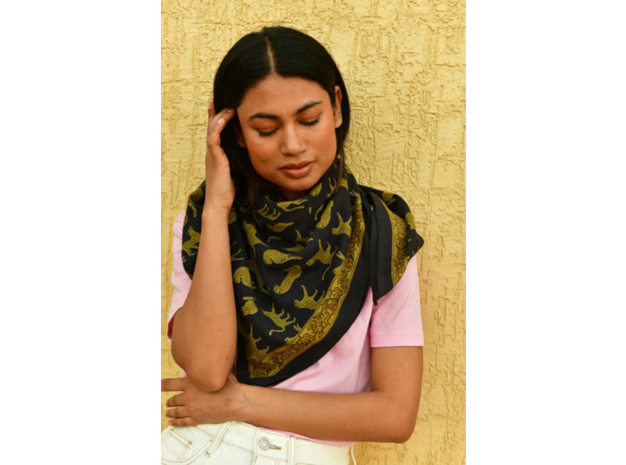 Foulard FAUVE nuit
