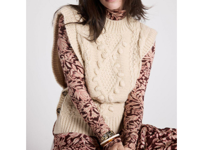 PULL NOYAM BEIGE - LOUIZON