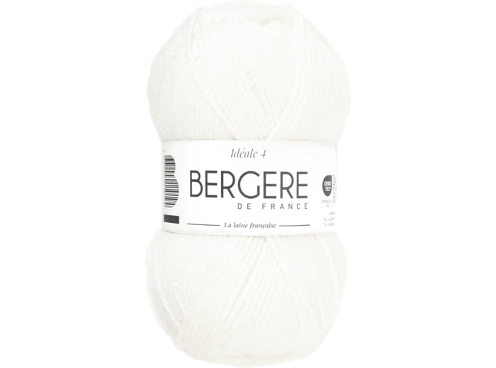 Pelote de laine Idéale 4 blanc