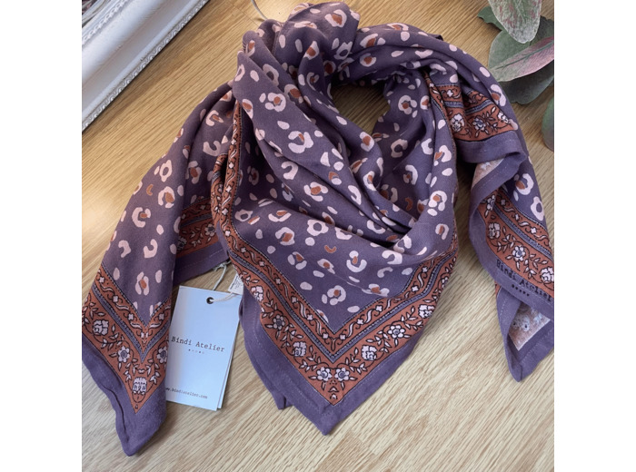 Foulard Léopard - Bengal Sureau