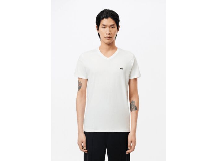 T-shirt Lacoste blanc