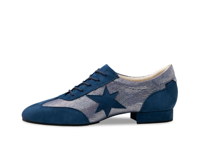 Ariana - Chaussures de danse bleues à lacets pour femmes - Werner Kern