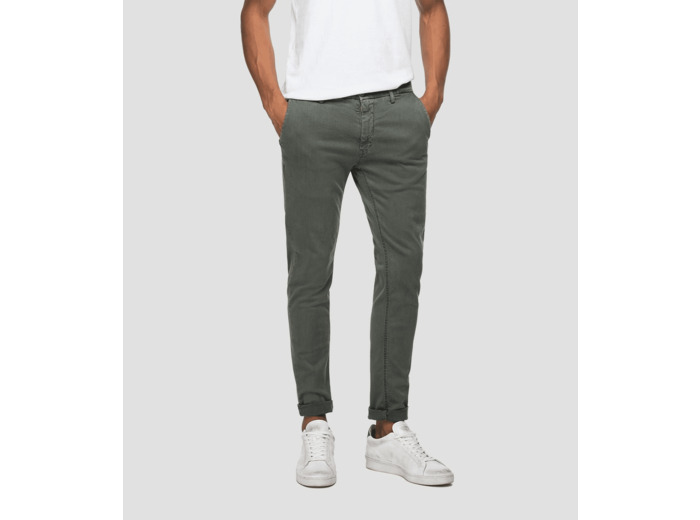 Pantalon chino Replay kaki