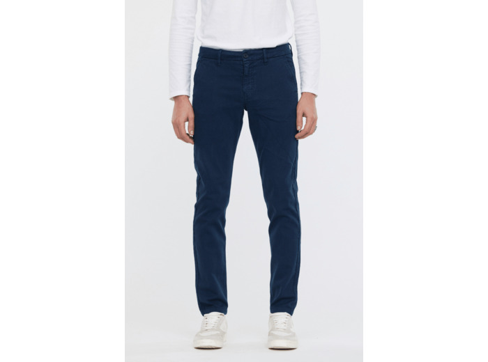 Pantalon chino Lee Cooper marine en coton