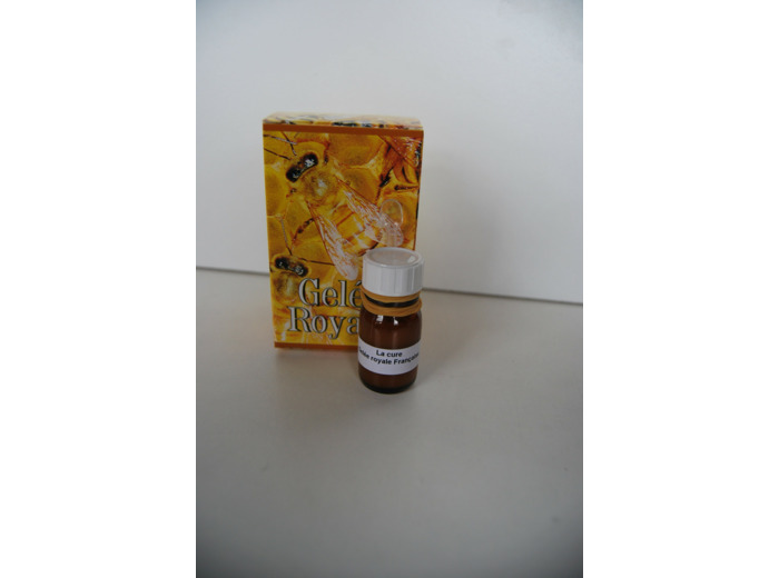 Gelée-royale  française, la cure de 10g vendue en lot de x cures
