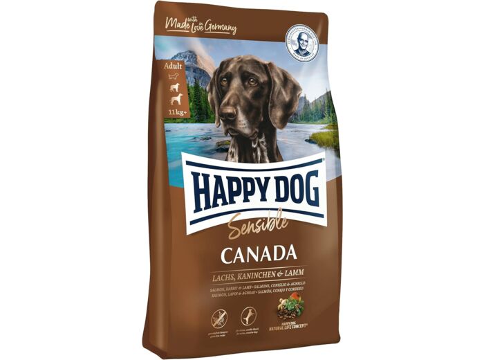 Happy Dog Supreme Canada Croquette pour Chien Adulte 4 kg 4 kg (Lot de 1)