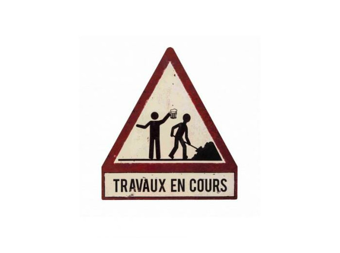 Panneau "Travaux en cours"