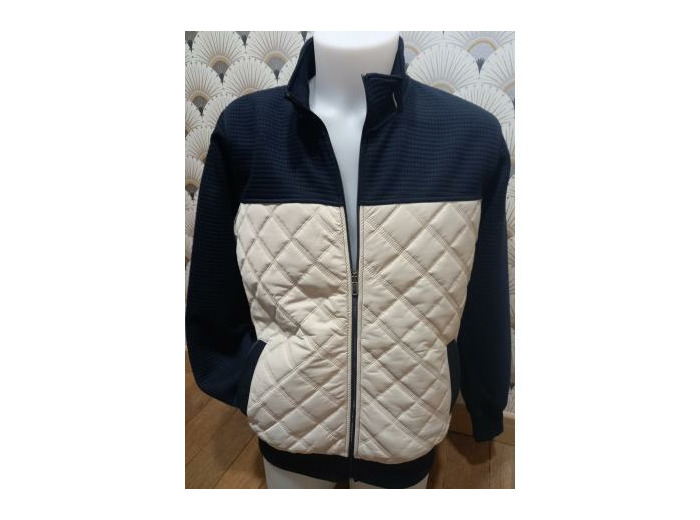 Veste marine et beige Maxway