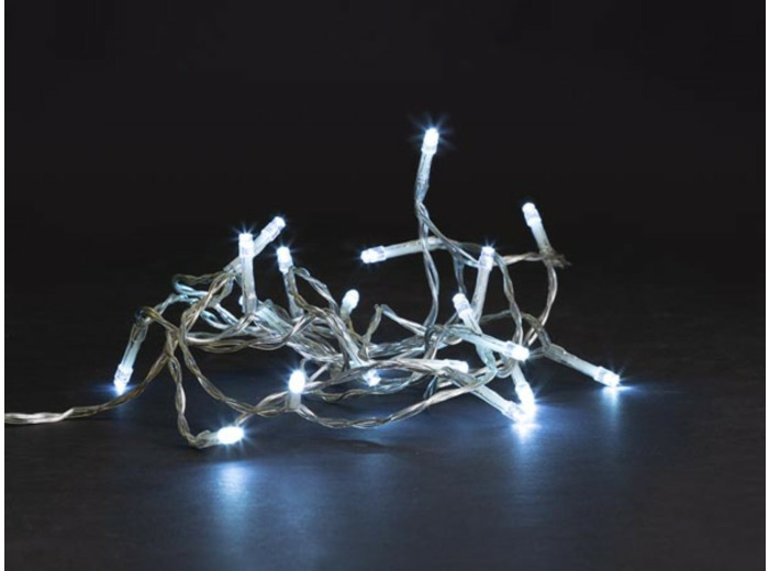 Guirlande lumineuse 2 m 20 LED, blanc froid