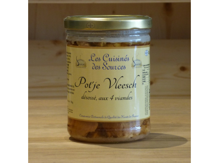 Potjevleesch désossé aux quatre Viandes 750 g