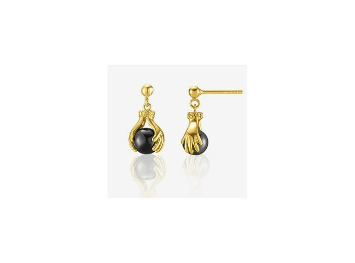 Boucles d'oreilles argent doré  JOURDAN - Magie d'Or