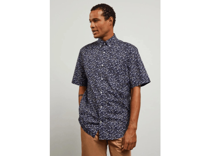 Chemise manches courtes Eden Park marine