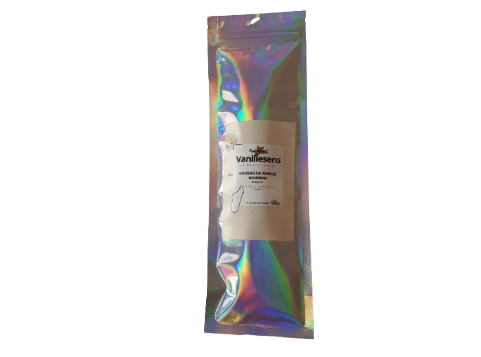 5 gousses de vanille bourbon de Madagascar noires non fendues en Sachet