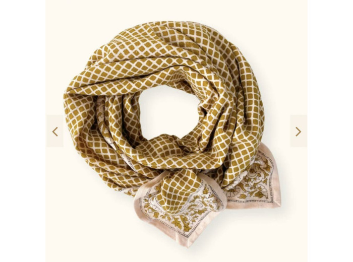 FOULARD LATIKA MOSAIC TABACCO - APACHES