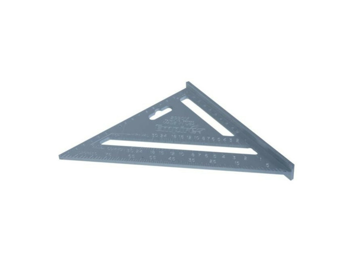 Equerre de charpentier à talon en alu