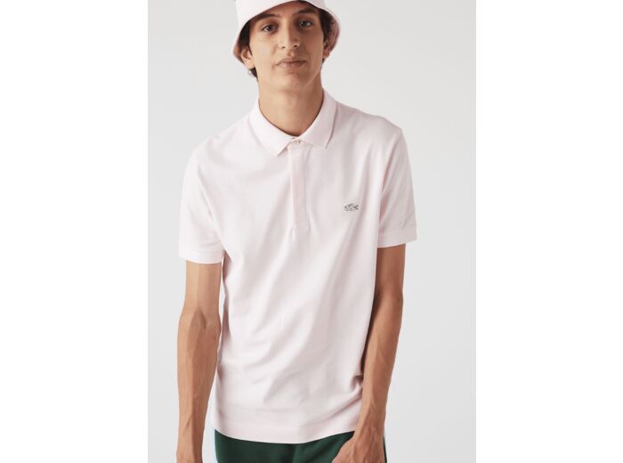 Polo Paris Lacoste rose clair