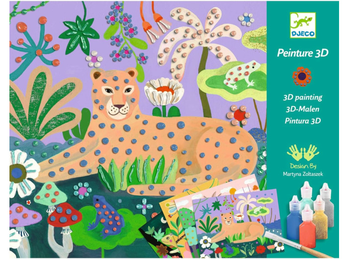 DJECO- COFFRET DE PEINTURE - Forêt Tropicale - DJ08968