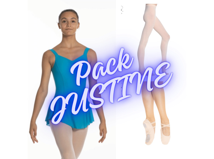 Pack de danse JUSTINE (justau + collants + chaussons) - Artiligne