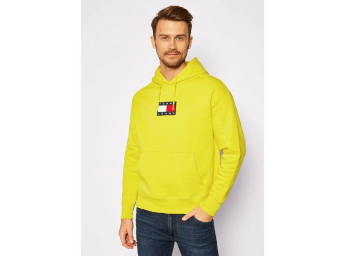 Sweat à capuche Tommy Jeans jaune