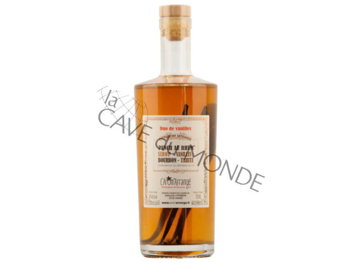 Rhum Arrangé Punch au Rhum Duo de Vanilles 34° 70cl