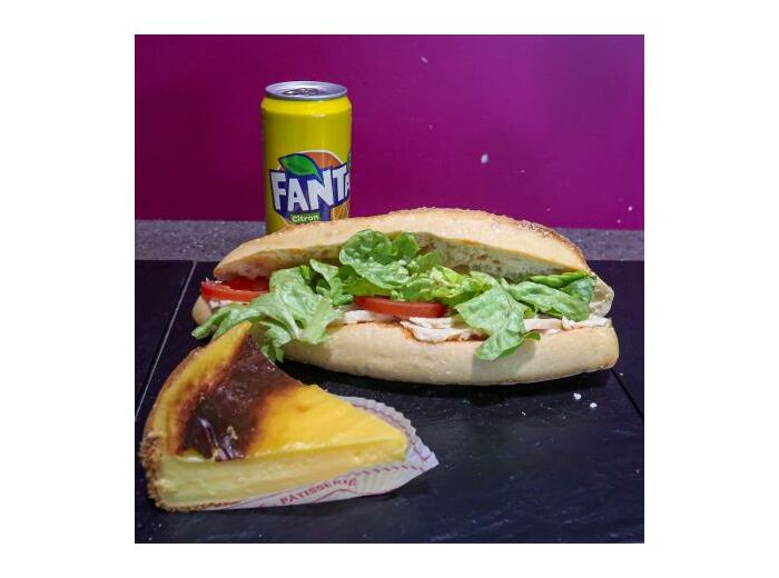 La formule Sandwich N°2 à 7,85 € - La Craquan'Tine