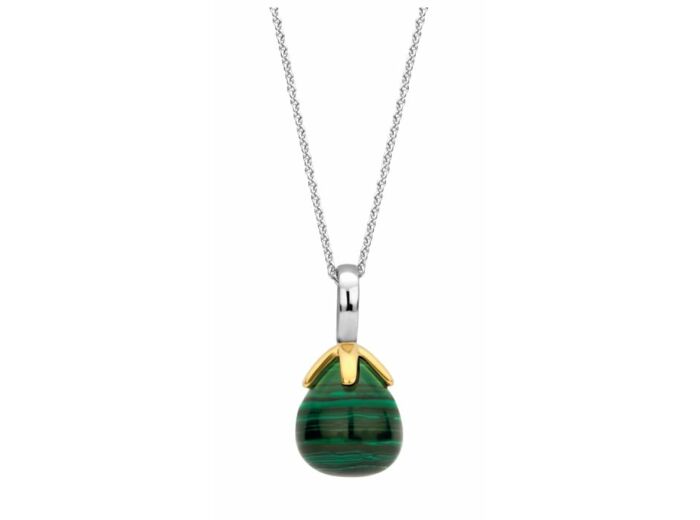 Collier Ti Sento goutte Verte