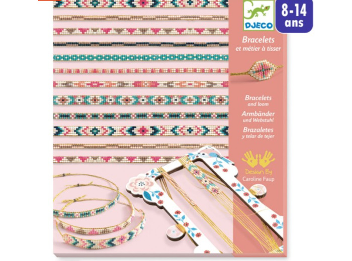 Djeco Kit créatif - Bracelet et métier à tisser - Maman et bébé