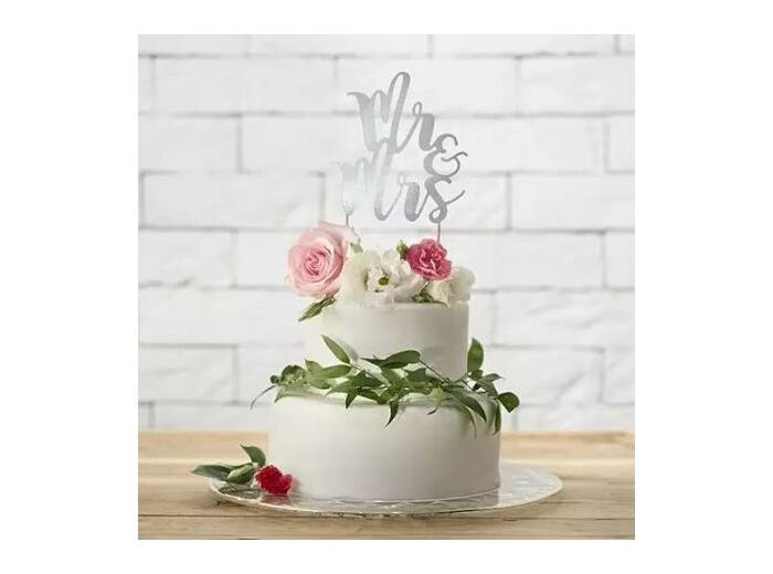 Cake topper Mariage   - Patiss&vous