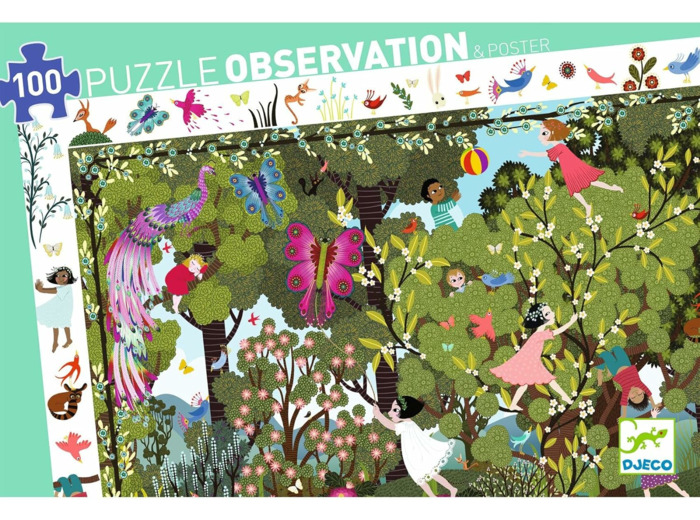 DJECO- P. Observación Juegos en el jardín Jeux d'habileté, Multicolore - Maman et bébé