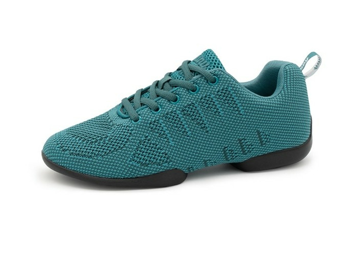 175-Bold - Baskets Pour Femme Bi-Semelle En Tricot Mesh De Couleur Bleu pétrole - Anna Kern