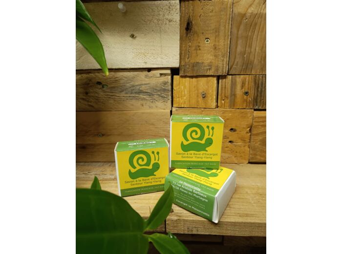 Savon artisanal - Ylang Ylang / Bave d'escargot - ALISS NATURE - Sur le trottoir d'en face