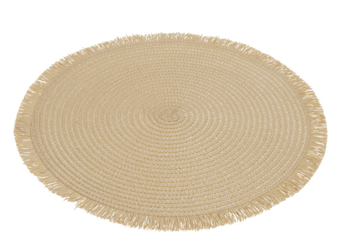 Set De Table Rond Papier Naturel