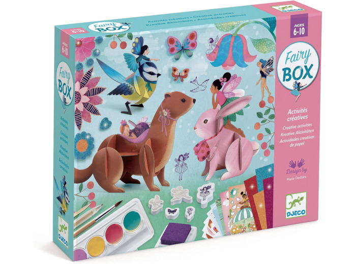 Jeu créatif Djeco Coffret Multi activités Fairy Box - Maman et bébé